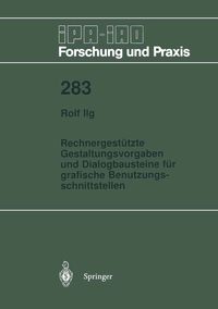 Produktbild: Rechnergest&uuml;tzte Gestaltungsvorgaben und Dialogbausteine f&uuml;r grafische Benutzungsschnittstellen