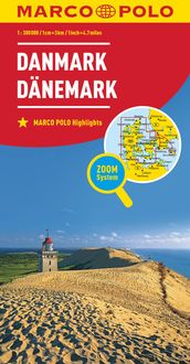 MARCO POLO Länderkarte Dänemark 1:300.000 Marco Polo