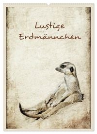 Produktbild: Lustige Erdm&auml;nnchen (Wandkalender 2027 DIN A2 hoch), CALVENDO Monatskalender