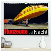 Produktbild: Flugzeuge bei Nacht (hochwertiger Premium Wandkalender 2027 DIN A2 quer), Kunstdruck in Hochglanz