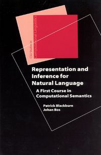 Produktbild: Blackburn, P: Representation and Inference for Natural Langu