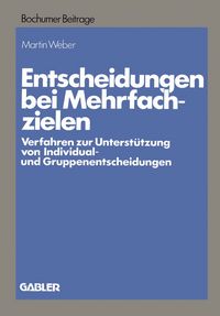 Produktbild: Entscheidungen bei Mehrfachzielen