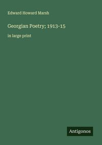 Produktbild: Georgian Poetry; 1913-15
