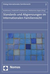 Produktbild: Standards und Abgrenzungen im internationalen Familienrecht
