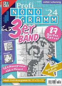 Produktbild: Profi-Nonogramm 3er-Band Nr. 24