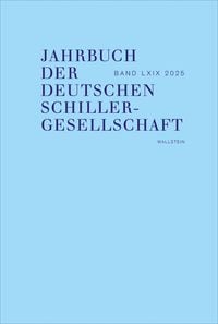 Produktbild: Jahrbuch der Deutschen Schillergesellschaft