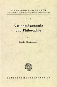 Bild vom Artikel Amonn, A: Nationaloekonomie u. Philosophie vom Autor Alfred Amonn