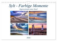 Produktbild: Sylt - Farbige Momente (Wandkalender 2026 DIN A4 quer), CALVENDO Monatskalender