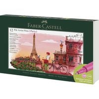 Produktbild: Faber-Castell Tuschestift Pitt Artist Pen, 12er Geschenk Set Paris