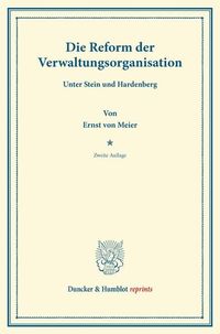 Produktbild: Die Reform der Verwaltungsorganisation