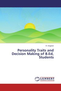Produktbild: Personality Traits and Decision Making of B.Ed, Students
