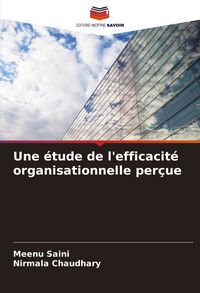 Produktbild: Une &eacute;tude de l'efficacit&eacute; organisationnelle per&ccedil;ue