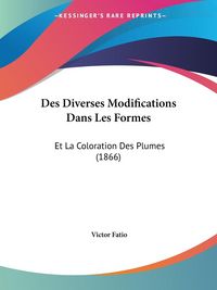Produktbild: Fatio, V: Diverses Modifications Dans Les Formes
