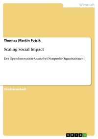 Produktbild: Scaling Social Impact
