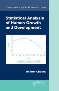 Produktbild: Statistical Analysis of Human Growth and Development