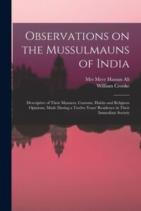 Produktbild: Observations on the Mussulmauns of India [microform]