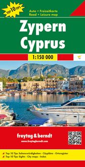 Produktbild: Zypern, Top 10 Tips, Autokarte 1:150.0000