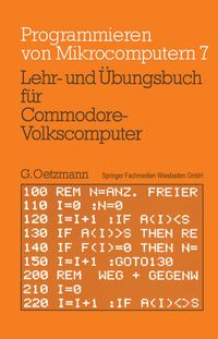 Produktbild: Lehr- und &Uuml;bungsbuch f&uuml;r Commodore-Volkscomputer