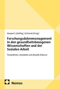 Produktbild: Forschungsdatenmanagement in den gesundheitsbezogenen Wissenschaften und der Sozialen Arbeit