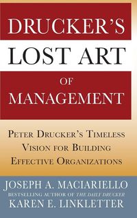 Produktbild: Drucker's Lost Art of Management