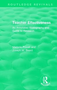 Produktbild: Powell, M: Teacher Effectiveness