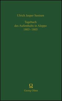 Produktbild: Tagebuch des Aufenthalts in Aleppo 1803-1805
