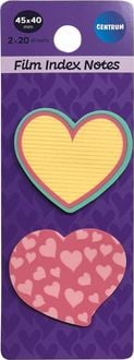 Produktbild: Haftnotiz 45x40mm ass. Heart