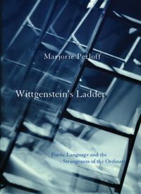 Produktbild: Wittgenstein`s Ladder - Poetic Language and the Strangeness of the Ordinary