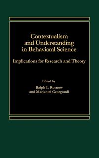 Produktbild: Contextualism and Understanding in Behavioral Science