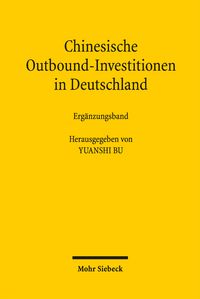 Produktbild: Chinesische Outbound-Investitionen in Deutschland