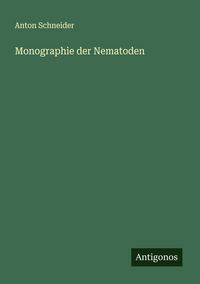 Produktbild: Monographie der Nematoden