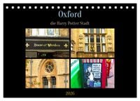 Produktbild: Oxford - die Harry Potter Stadt (Tischkalender 2026 DIN A5 quer), CALVENDO Monatskalender