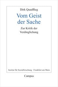 Produktbild: Vom Geist der Sache