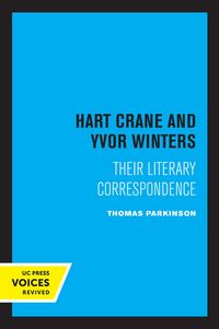 Produktbild: Hart Crane and Yvor Winters