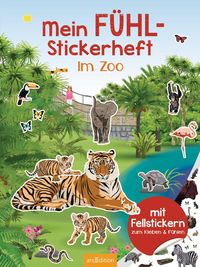 Mein Fühl-Stickerheft – Im Zoo