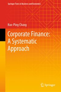 Produktbild: Corporate Finance: A Systematic Approach