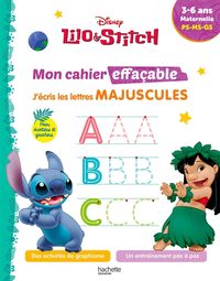 Produktbild: Lilo & Stitch : mon cahier effa&ccedil;able : j'&eacute;cris les lettres majuscules