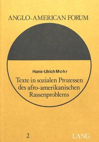 Produktbild: Texte in sozialen Prozessen des afro-amerikanischen Rassenproblems