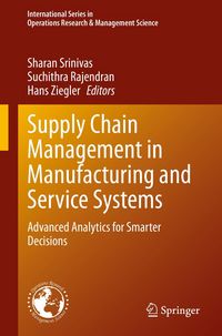 Produktbild: Supply Chain Management in Manufacturing and Service Systems