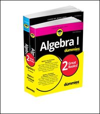 Produktbild: Algebra I For Dummies Book + Workbook Bundle, 3rd Edition
