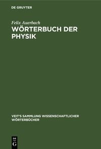 Produktbild: W&ouml;rterbuch der Physik