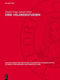 Produktbild: Drei Veldekestudien