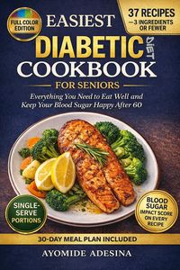 Produktbild: Easiest Diabetic Diet Cookbook for Seniors
