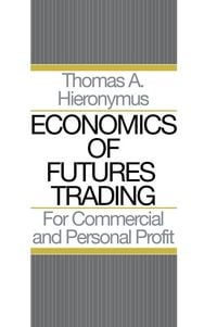 Produktbild: Economics of Futures Trading