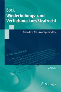 Produktbild: Wiederholungs- und Vertiefungskurs Strafrecht