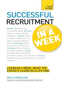 Produktbild: Successful Recruitment in a Week: Teach Yourself