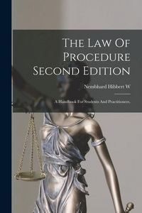 Produktbild: The Law Of Procedure Second Edition