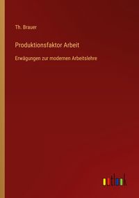 Produktbild: Produktionsfaktor Arbeit