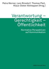 Produktbild: Verantwortung - Gerechtigkeit - &Ouml;ffentlichkeit