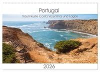 Produktbild: Portugal - Traumk&uuml;ste Costa Vicentina und Lagos (Wandkalender 2026 DIN A2 quer), CALVENDO Monatskalender